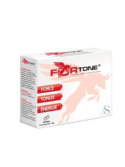 Boîte de FORTONE - Complexe Ginseng, Ginkgo et Maca pour le tonus